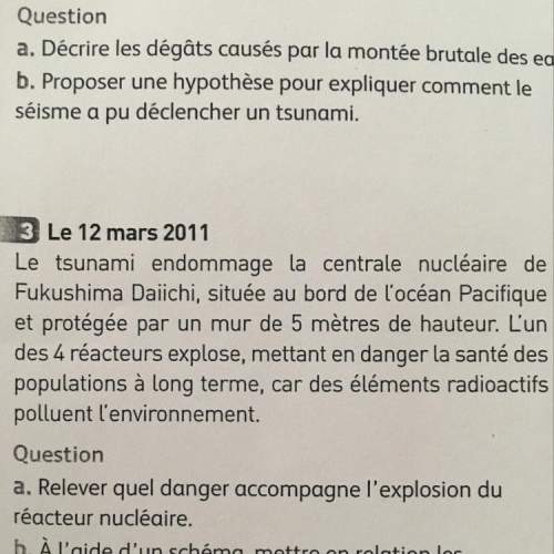 Relever quel danger accompagne l’explosion du réacteur nucléaire