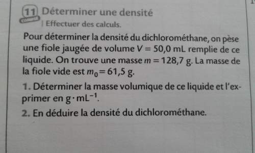 Bonjour, voici mon problème en physique-chimie merci d'avance ! : )