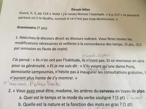 J’ai un exercice de français pour demain es ce que quelqu’un peut m’aider svp