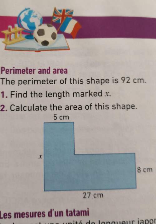 Pourriez vous m'aider à résoudre cet exercice : le périmètre de cette forme est 92 cm 1. trou