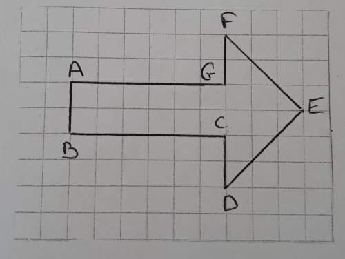 Exercice 10: on a tracé sur un quadrillage un polygone abcdefg.1) reproduire cette figure en